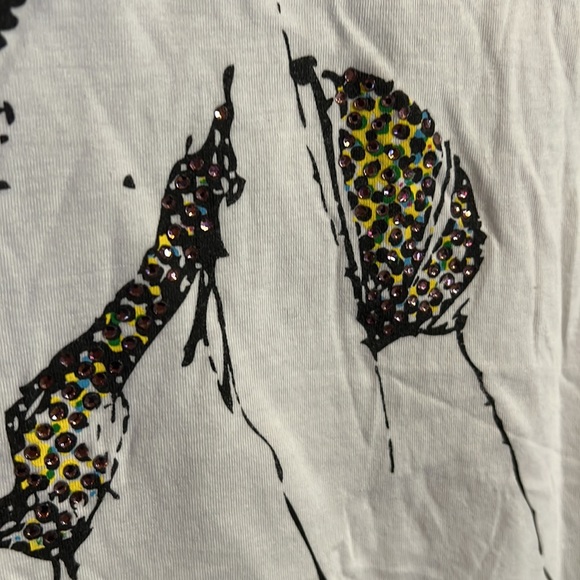 Taste Clothing  S/S Cap Sleeve Top with Sequins - Picture 6 of 7
